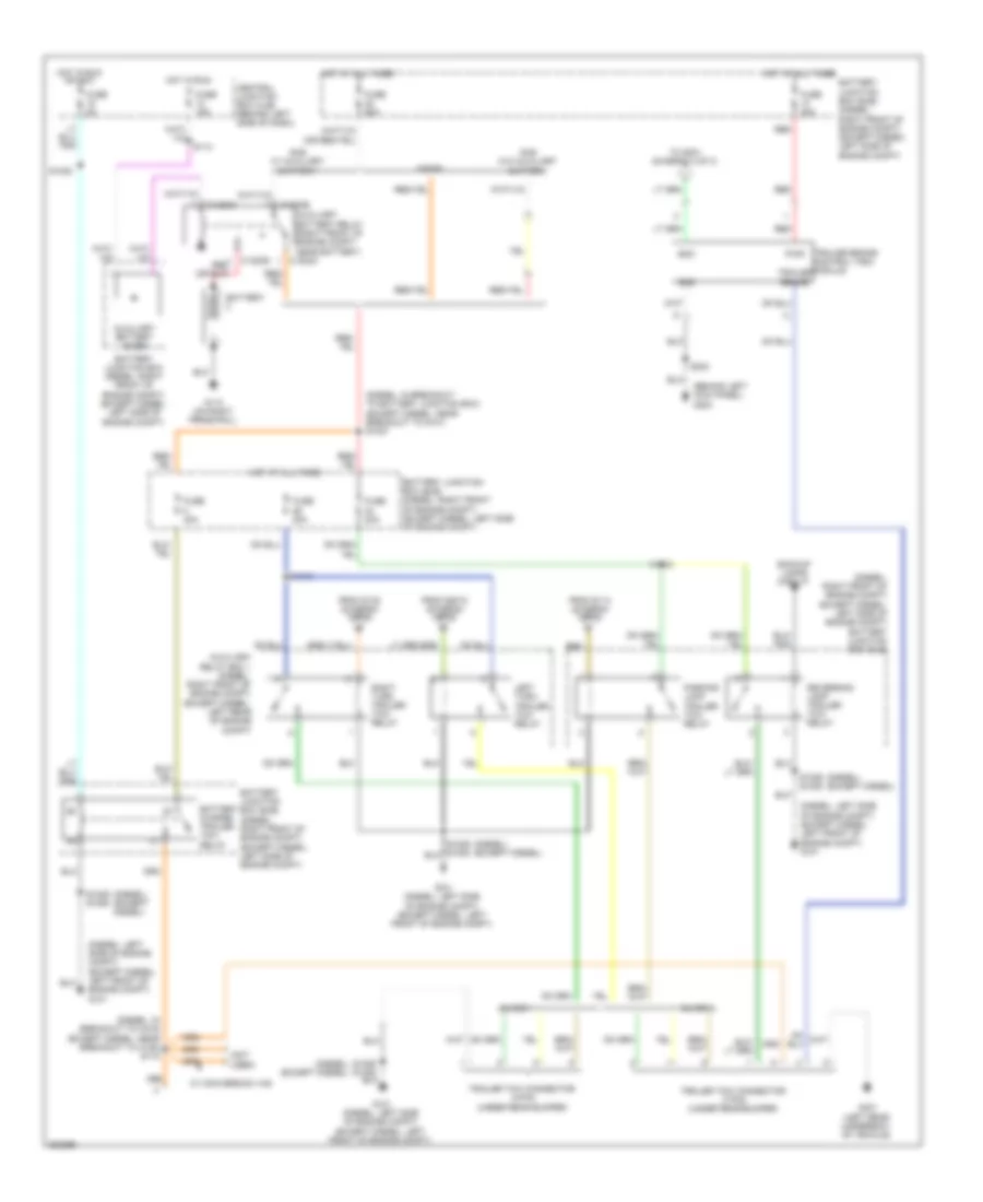 Exterior Lamps Wiring Diagram 3 of 3 for Ford Econoline E150 2008