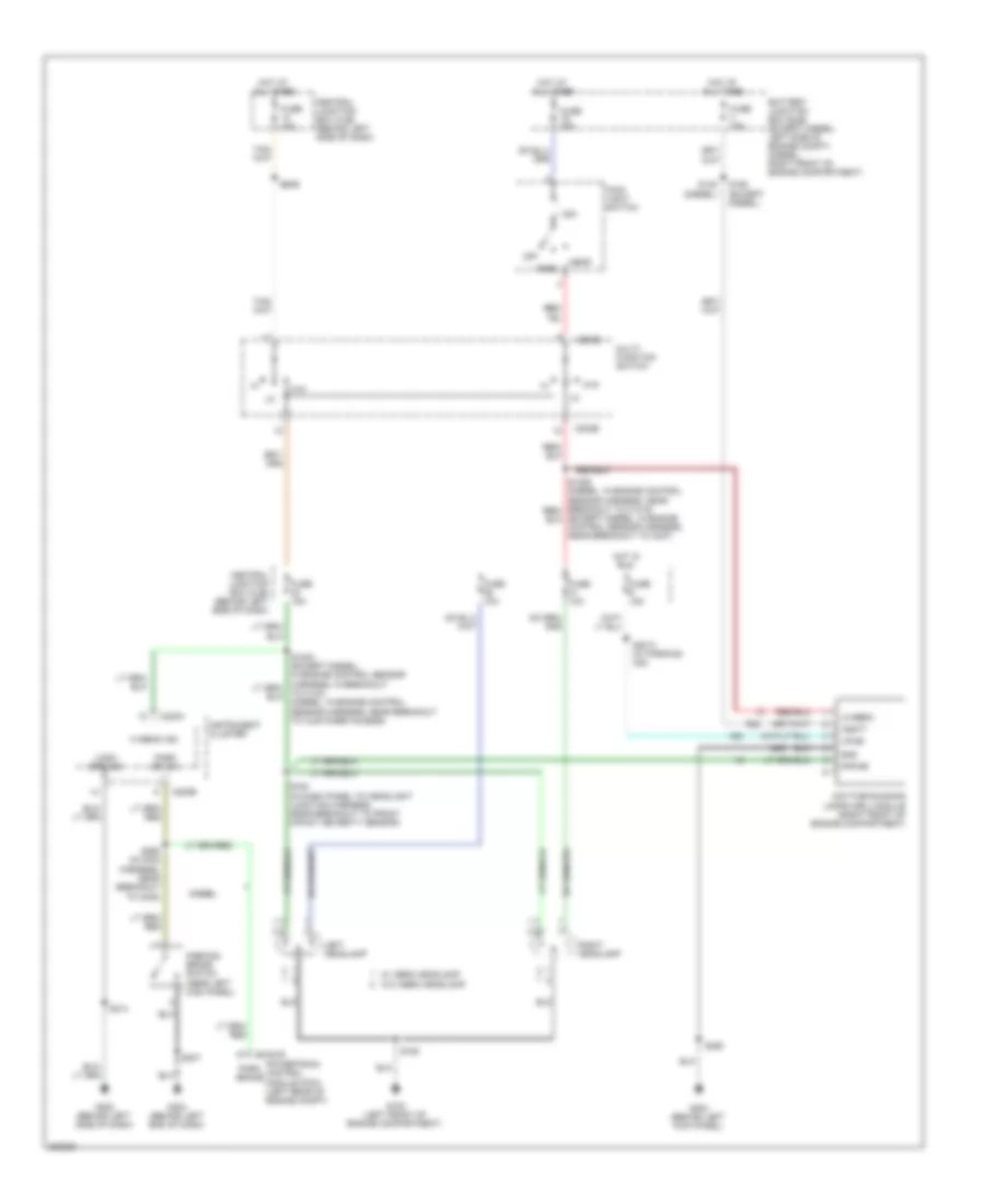 Headlights Wiring Diagram, without Stripped Chassis for Ford Econoline E150 2008