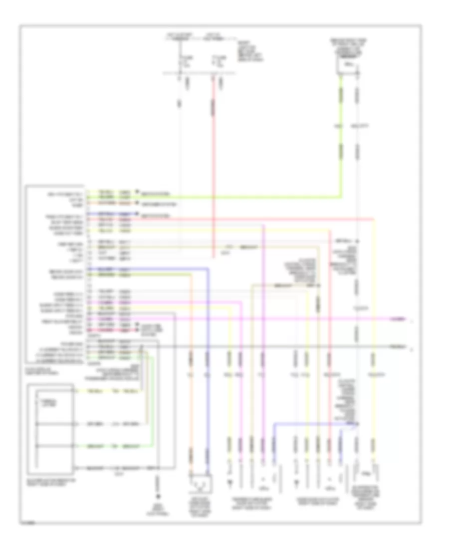 Manual A C Wiring Diagram 1 of 2 for Ford Focus S 2011