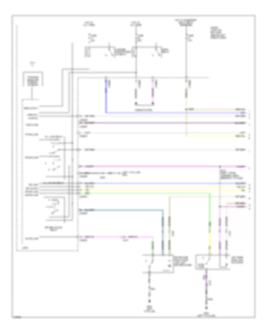 Forced Entry Wiring Diagram 1 of 2 for Ford Focus S 2011
