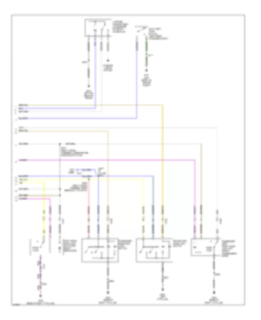 Forced Entry Wiring Diagram (2 of 2) for Ford Focus S 2011