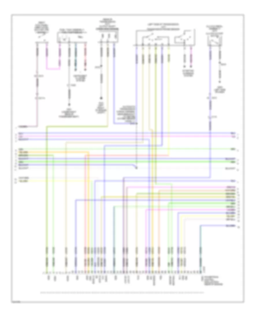 2.0L, Engine Performance Wiring Diagram (3 of 5) for Ford Focus S 2011