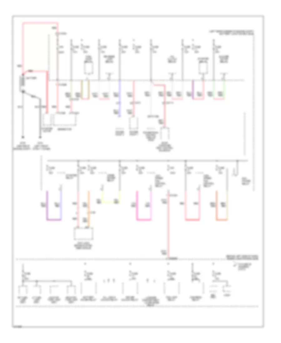 Power Distribution Wiring Diagram 1 of 3 for Ford Focus S 2011