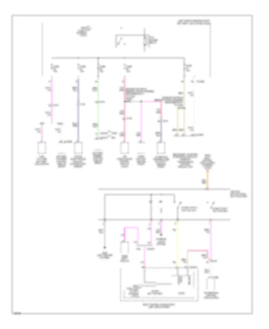 Power Distribution Wiring Diagram, Hybrid (8 of 8) for Ford Fusion Titanium Hybrid 2014