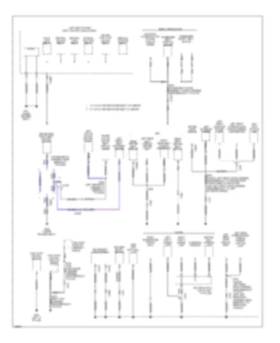 Ground Distribution Wiring Diagram, Hybrid (5 of 5) for Ford Fusion Titanium Hybrid 2014
