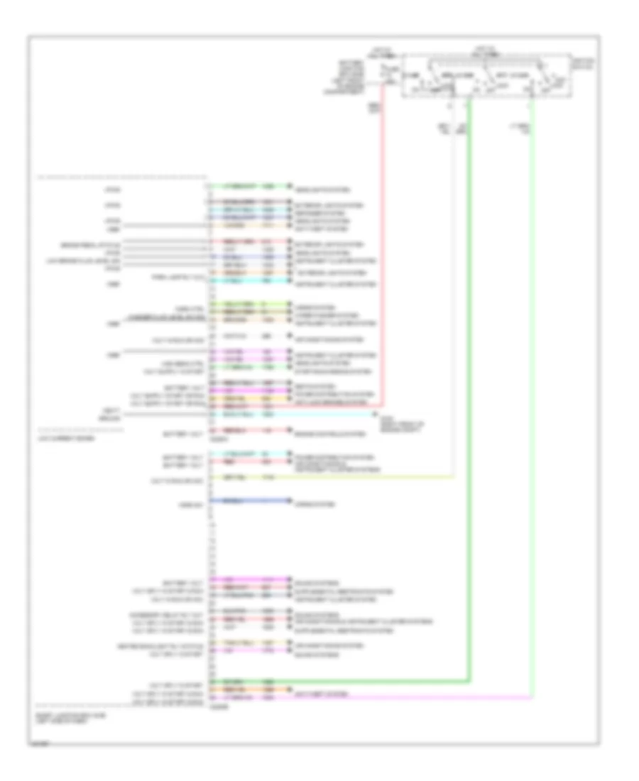 Body Control Modules Wiring Diagram 1 of 2 for Ford Five Hundred Limited 2006