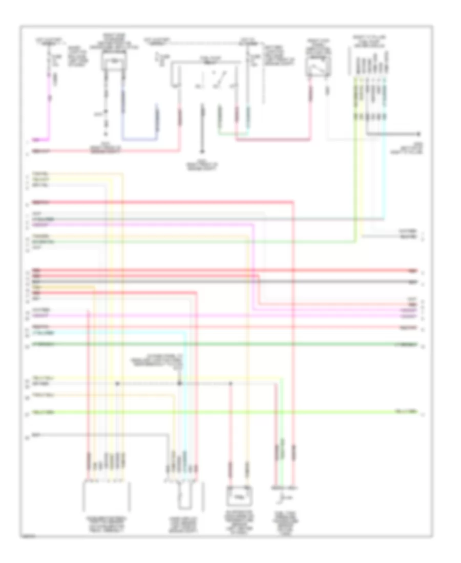 Engine Performance Wiring Diagram 2 of 6 for Ford Five Hundred Limited 2006