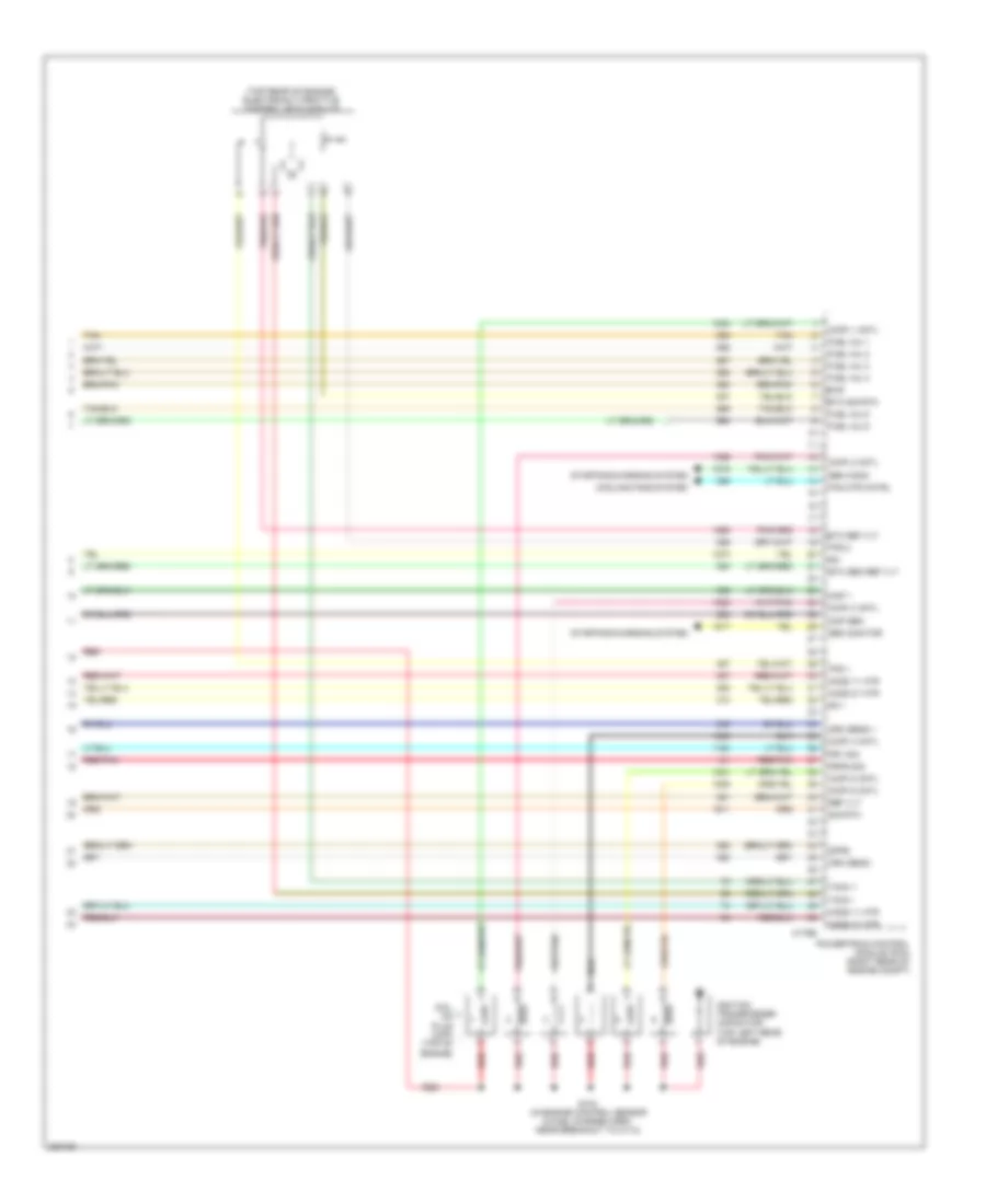 Engine Performance Wiring Diagram (6 of 6) for Ford Five Hundred Limited 2006