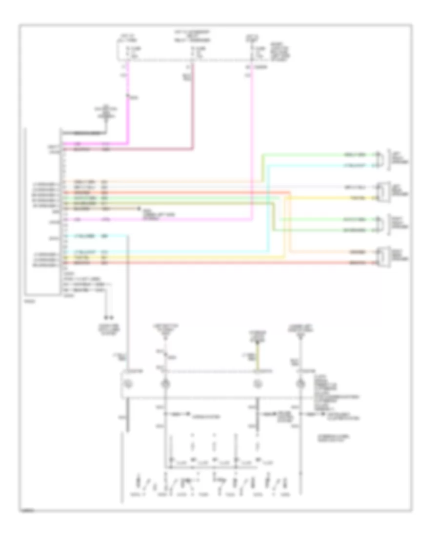 Base Radio Wiring Diagram for Ford Five Hundred Limited 2006