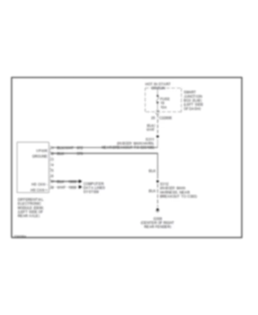 AWD Wiring Diagram for Ford Five Hundred Limited 2006