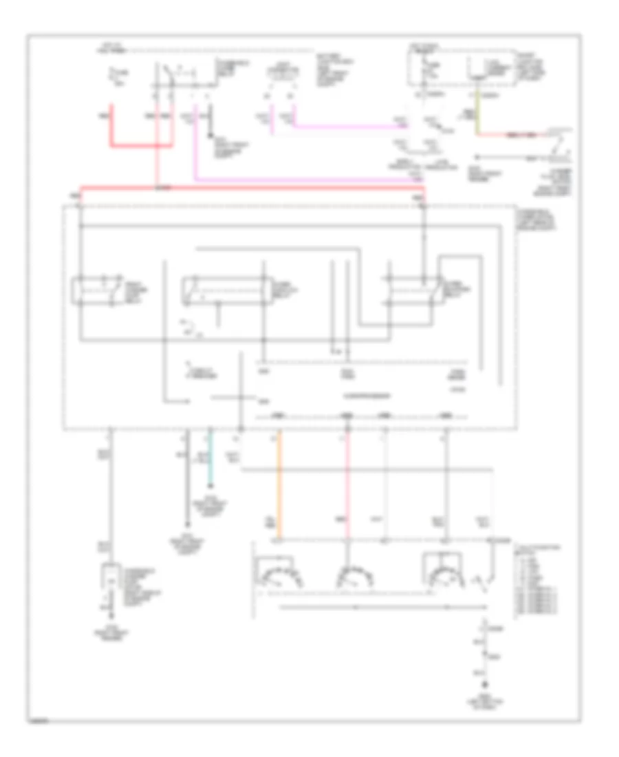WiperWasher Wiring Diagram for Ford Five Hundred Limited 2006