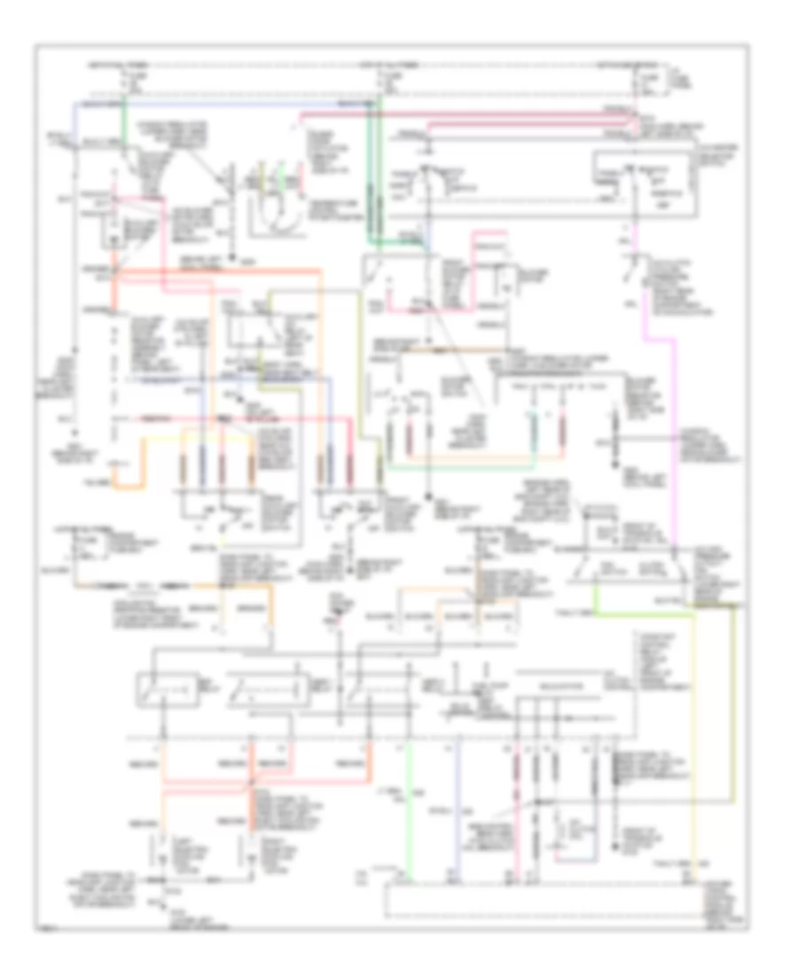 Air Conditioning Wiring Diagrams for Ford Windstar GL 1996