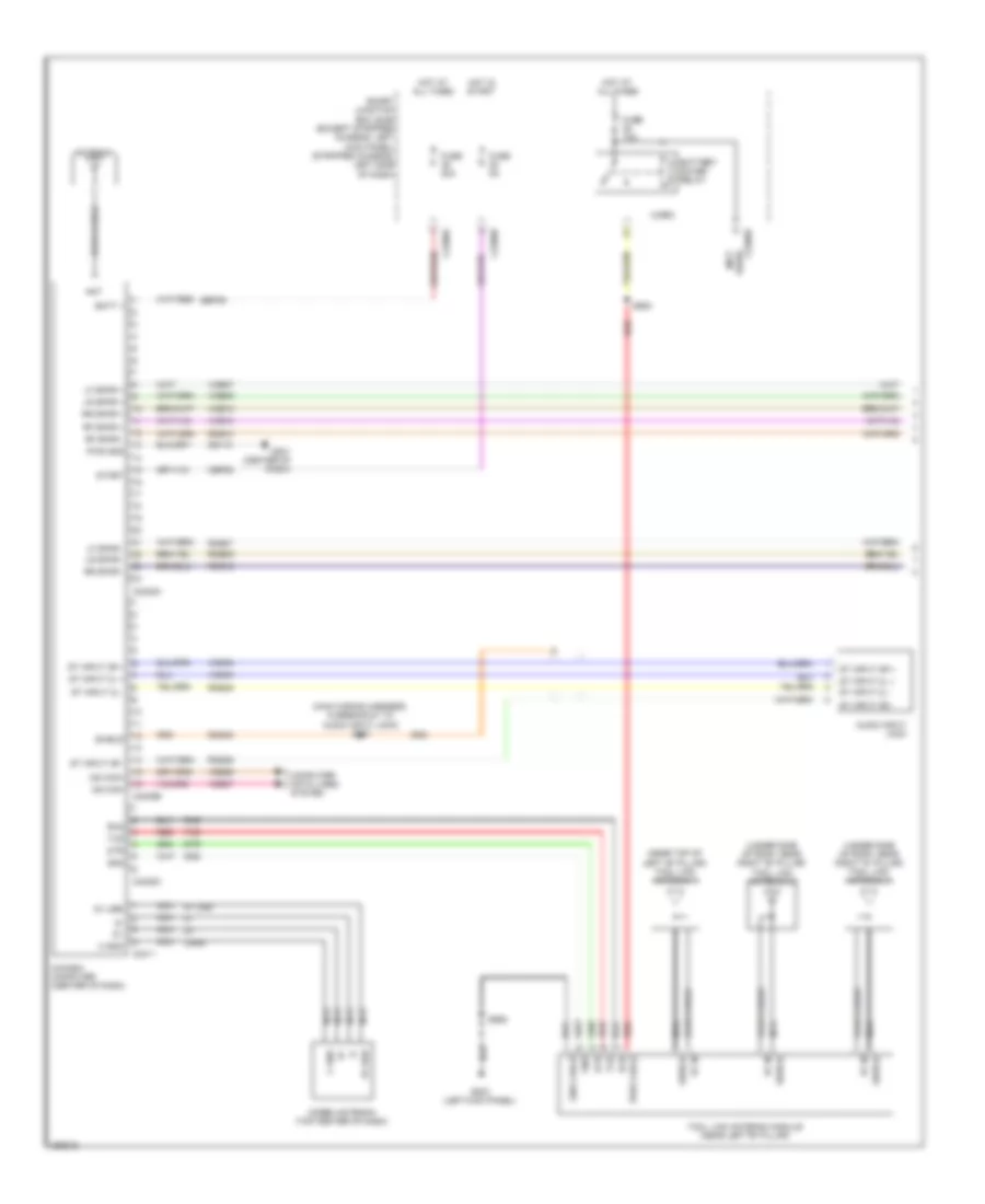 In Dash Computer Wiring Diagram (1 of 2) for Ford E-150 XLT 2013