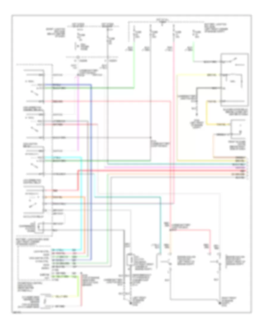 2 3L Manual A C Wiring Diagram Except Hybrid 1 of 2 for Ford Escape Hybrid 2007