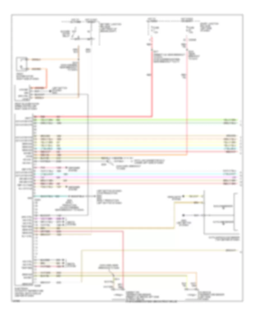 Automatic A C Wiring Diagram 1 of 3 for Ford Five Hundred SE 2006