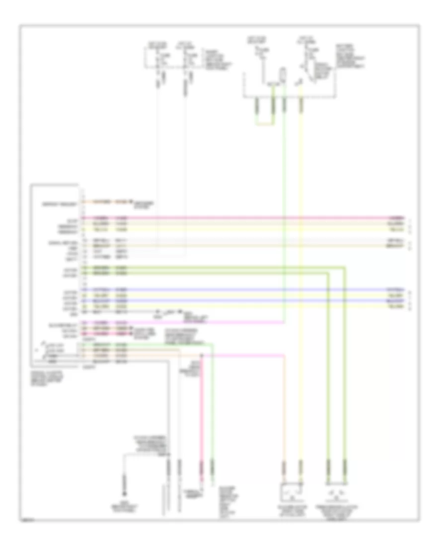 Manual AC Wiring Diagram, without Auxiliary Climate Control (1 of 2) for Ford Expedition 2007