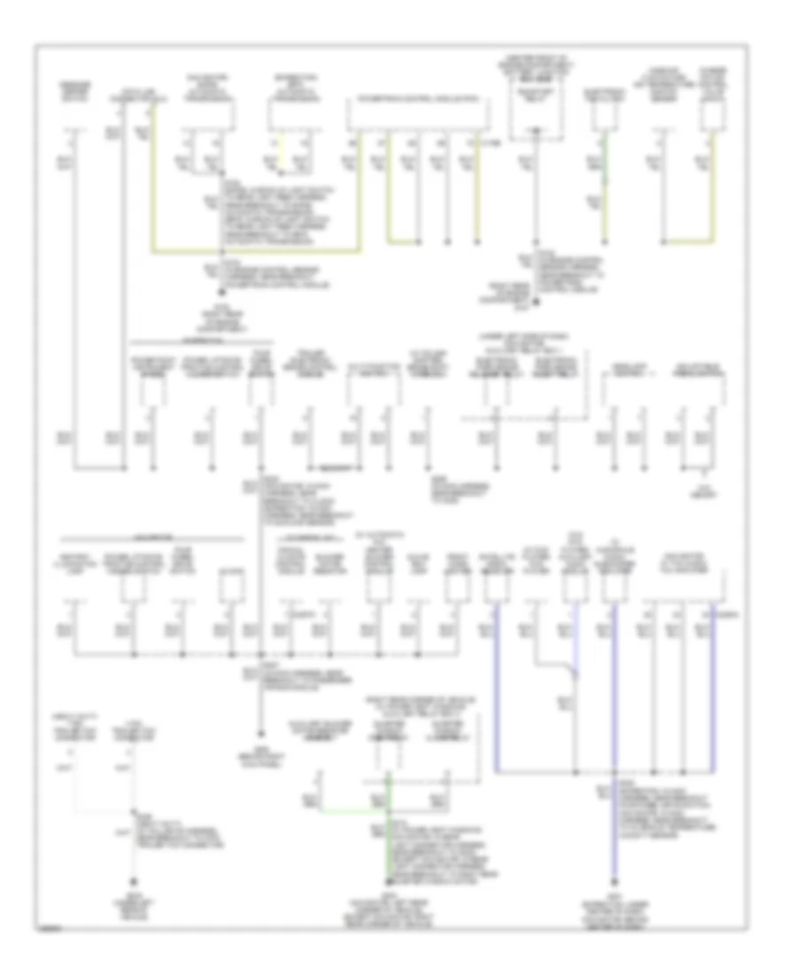 Ground Distribution Wiring Diagram 2 of 5 for Ford Expedition 2007