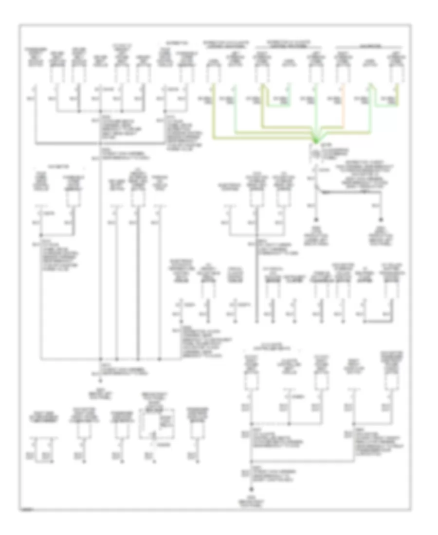 Ground Distribution Wiring Diagram 3 of 5 for Ford Expedition 2007