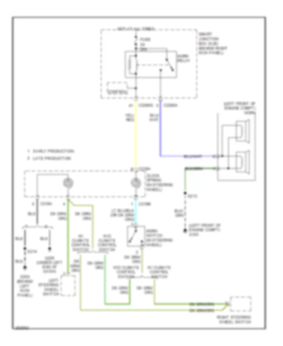 Horn Wiring Diagram for Ford Expedition 2007