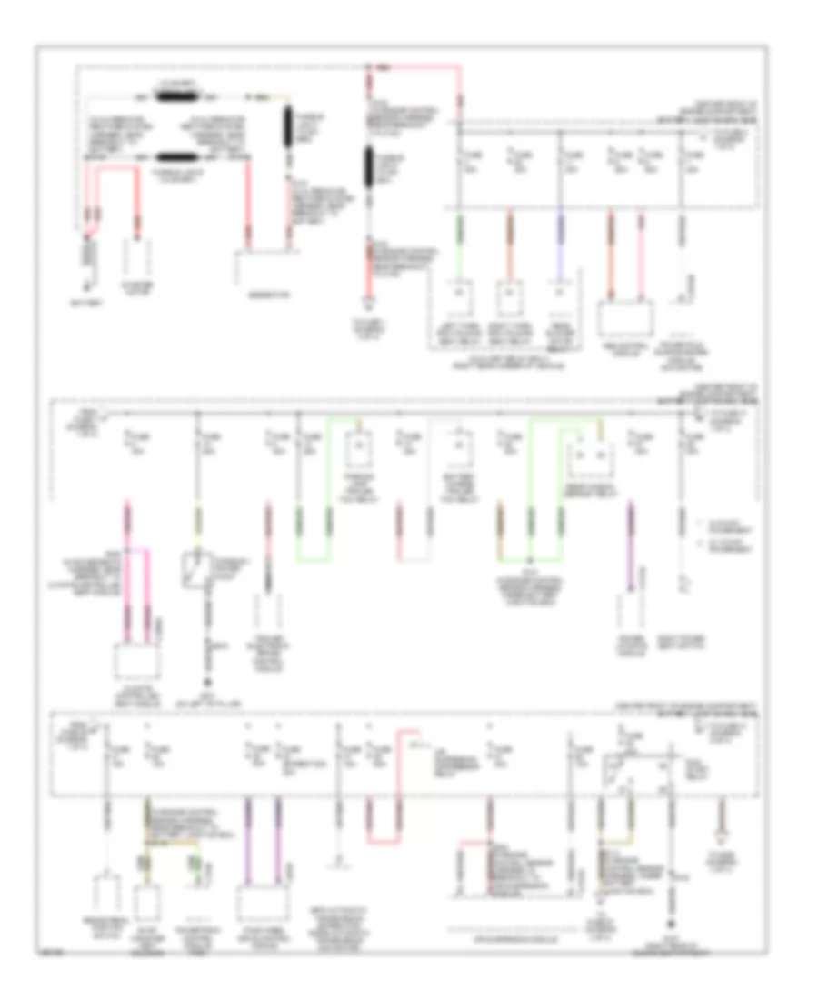 Power Distribution Wiring Diagram 1 of 4 for Ford Expedition 2007