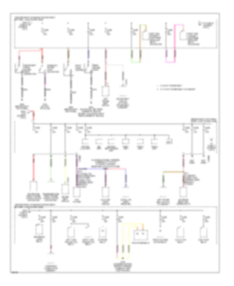 Power Distribution Wiring Diagram 2 of 4 for Ford Expedition 2007