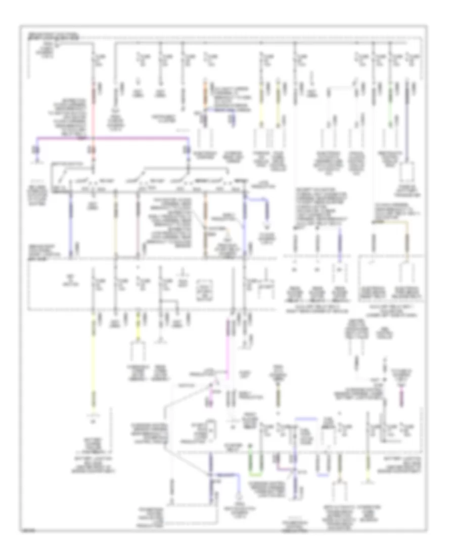 Power Distribution Wiring Diagram 4 of 4 for Ford Expedition 2007