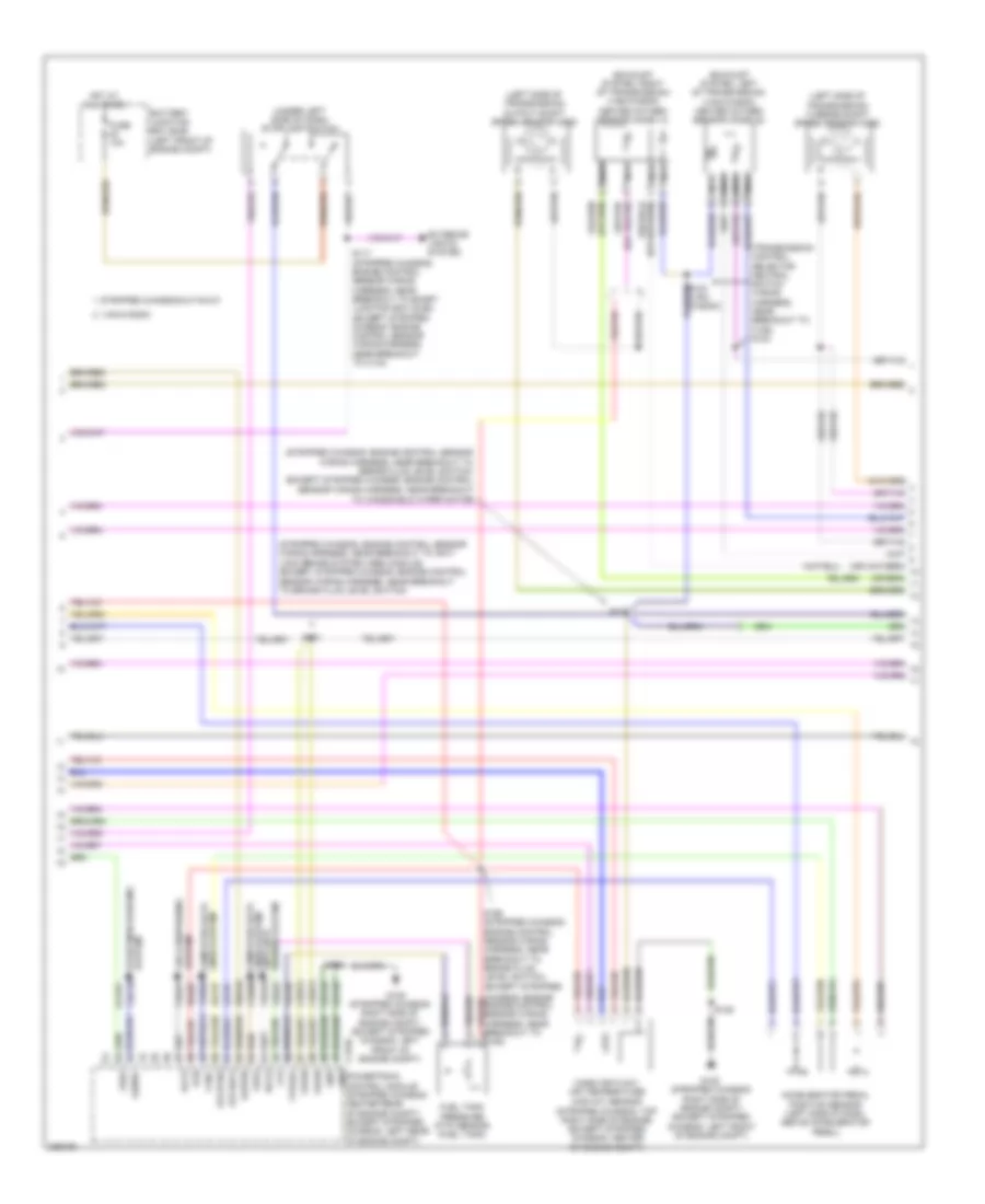 5.4L, Engine Performance Wiring Diagram, without Torqshift (2 of 5) for Ford Cutaway E250 2010