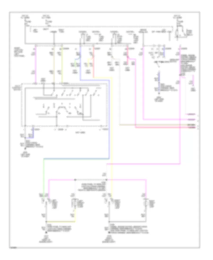Exterior Lamps Wiring Diagram Cutaway 1 of 2 for Ford Cutaway E250 2010