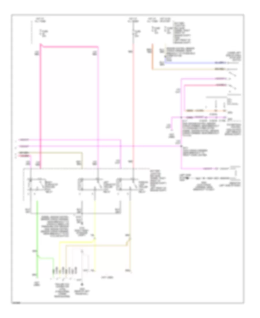 Exterior Lamps Wiring Diagram Cutaway 2 of 2 for Ford Cutaway E250 2010
