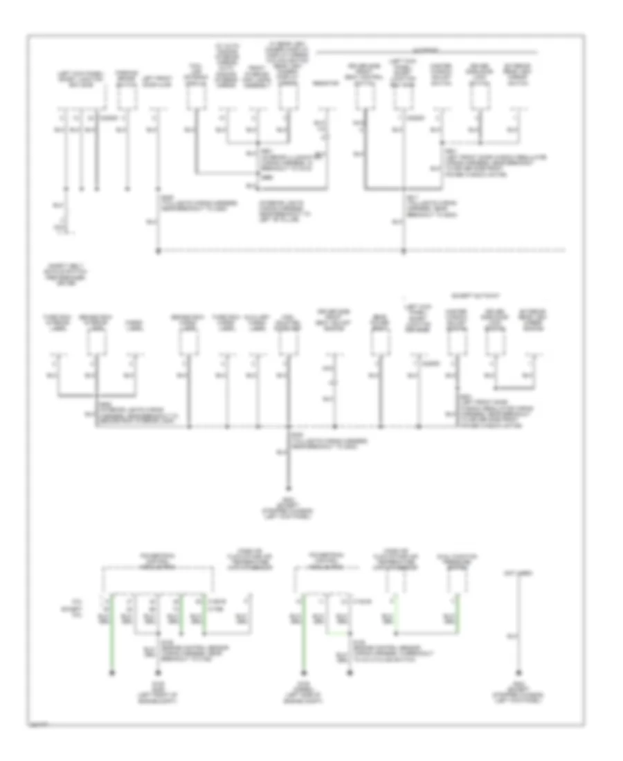 Ground Distribution Wiring Diagram 3 of 5 for Ford Cutaway E250 2010
