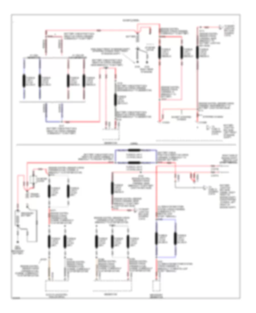 Power Distribution Wiring Diagram 1 of 9 for Ford Cutaway E250 2010