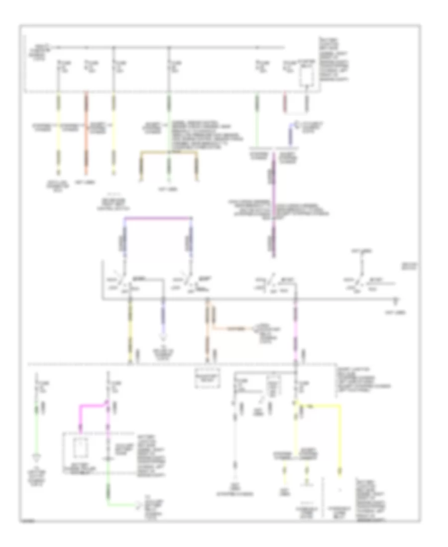 Power Distribution Wiring Diagram 4 of 9 for Ford Cutaway E250 2010