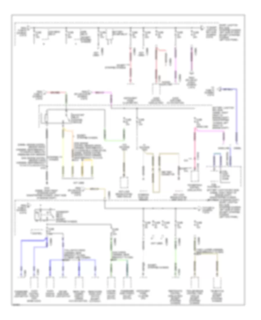 Power Distribution Wiring Diagram (6 of 9) for Ford Cutaway E250 2010