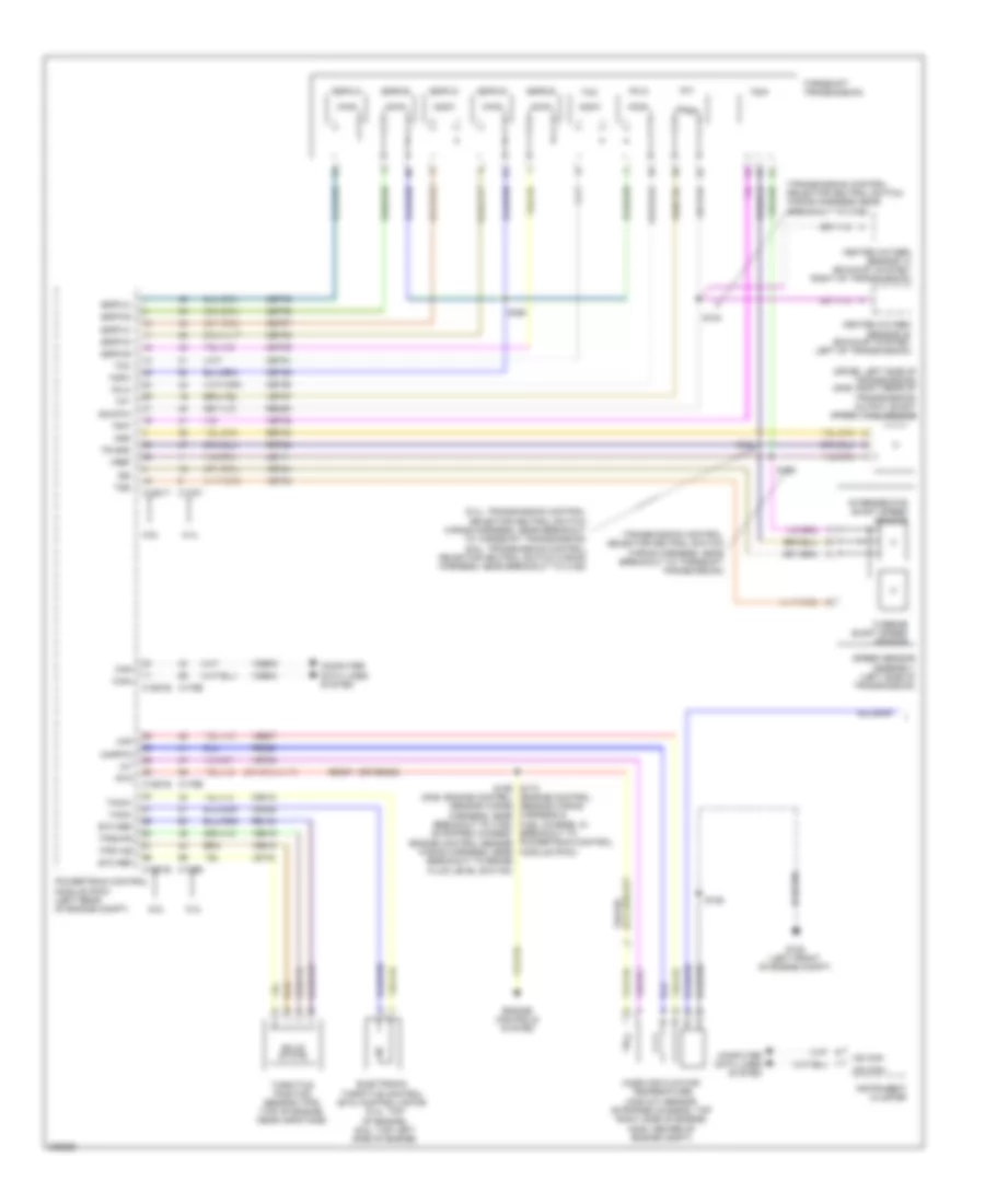 6.8L, Transmission Wiring Diagram (1 of 2) for Ford Cutaway E250 2010