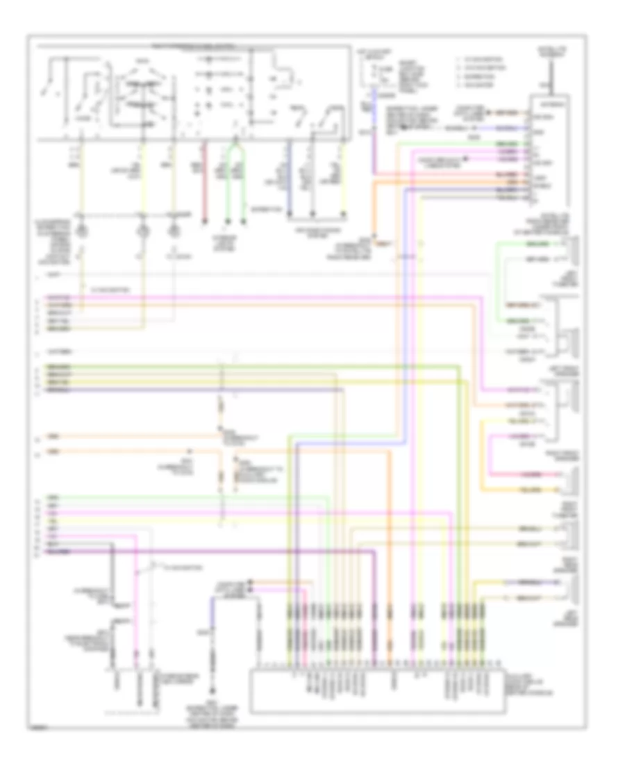 Audiophile Sound Radio Wiring Diagram, without DVD (2 of 2) for Ford Expedition EL 2007