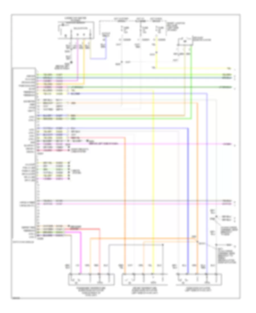 Automatic A C Wiring Diagram 1 of 3 for Ford Edge Limited 2008