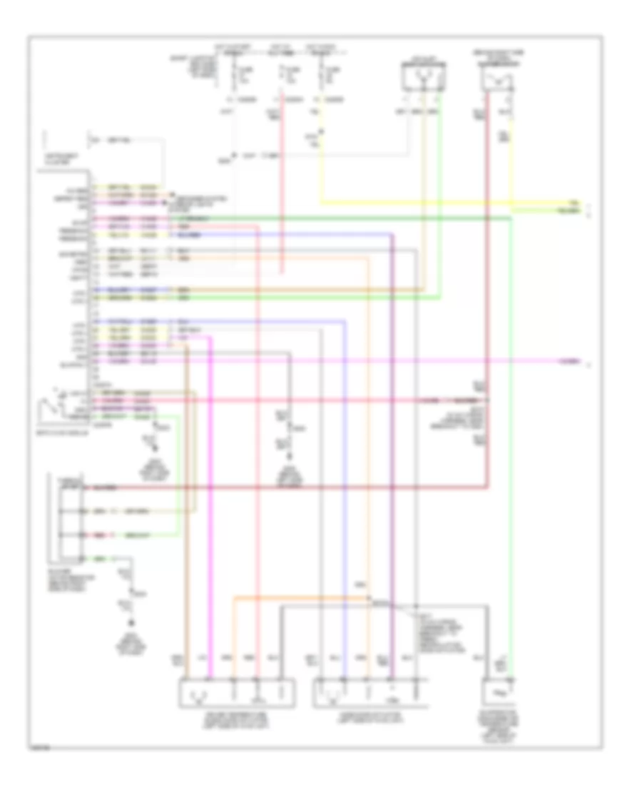 Manual AC Wiring Diagram (1 of 2) for Ford Edge Limited 2008