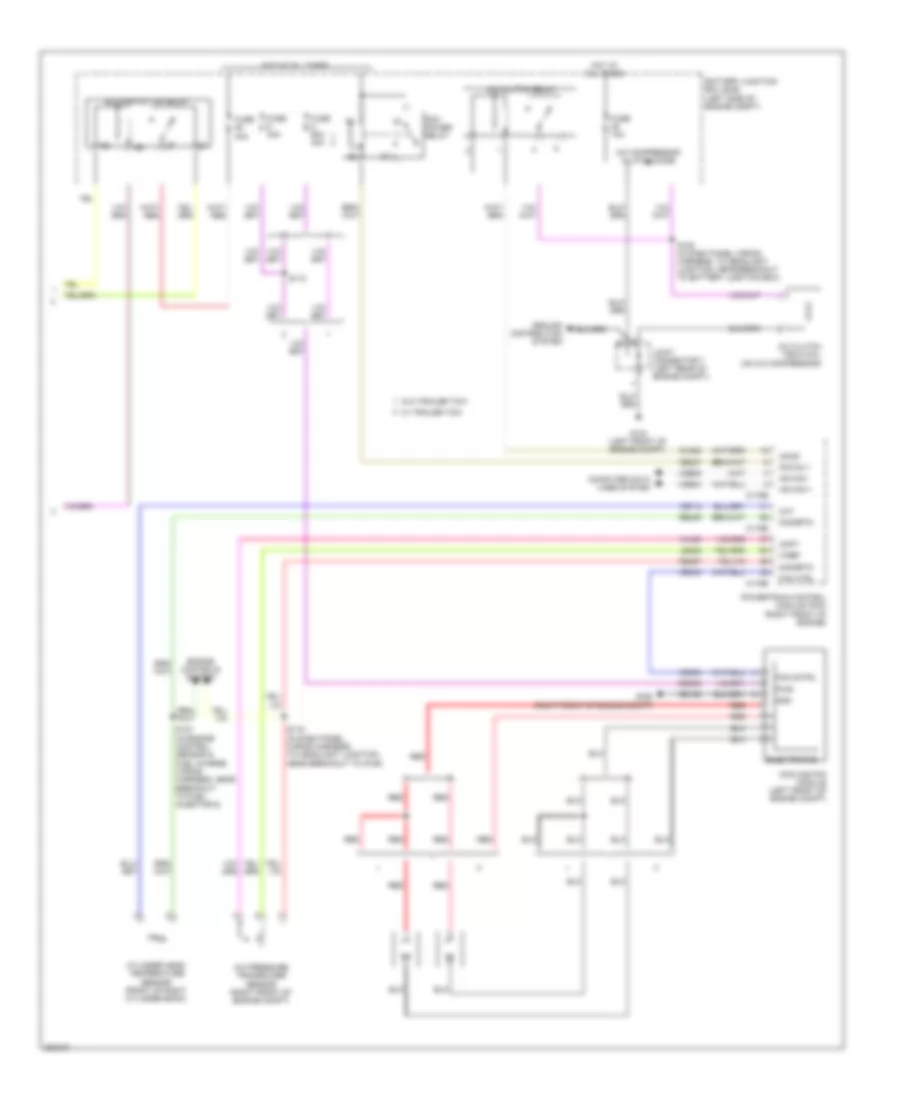 Manual A C Wiring Diagram 2 of 2 for Ford Edge Limited 2008