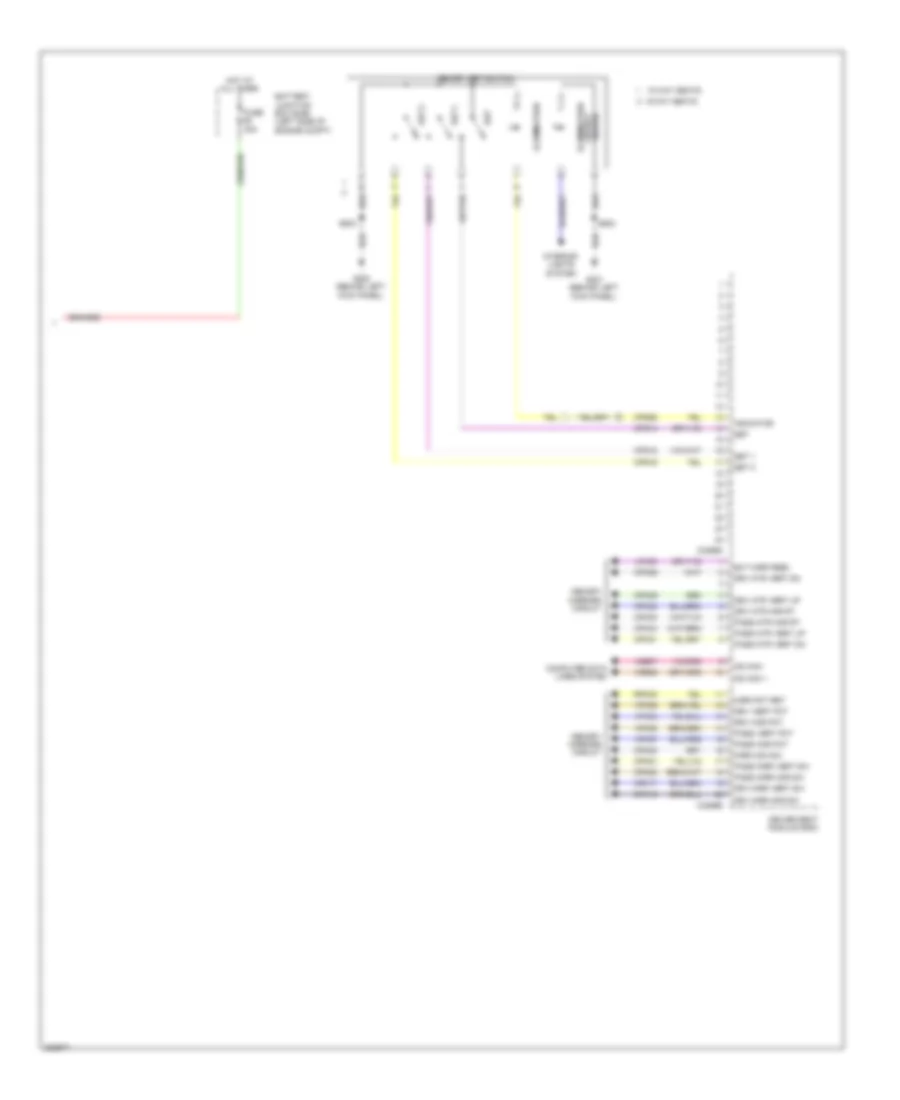 Driver s Memory Seat Wiring Diagram 2 of 2 for Ford Edge Limited 2008