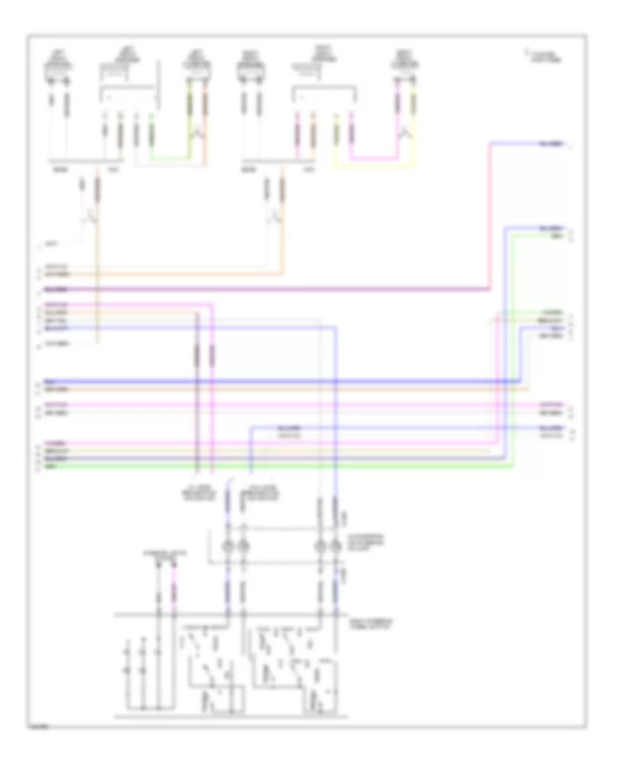 Premium Radio Wiring Diagram, with SYNC (2 of 3) for Ford Edge Limited 2008