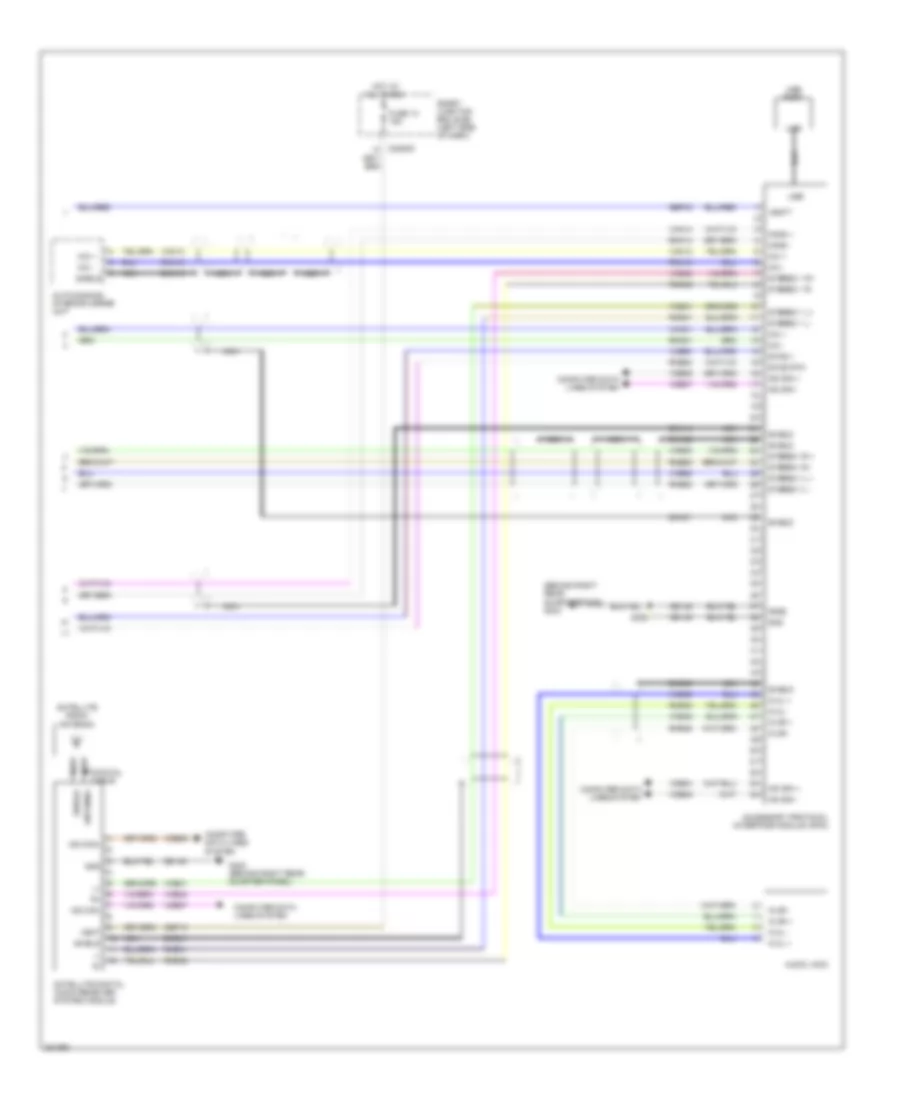 Premium Radio Wiring Diagram with SYNC 3 of 3 for Ford Edge Limited 2008
