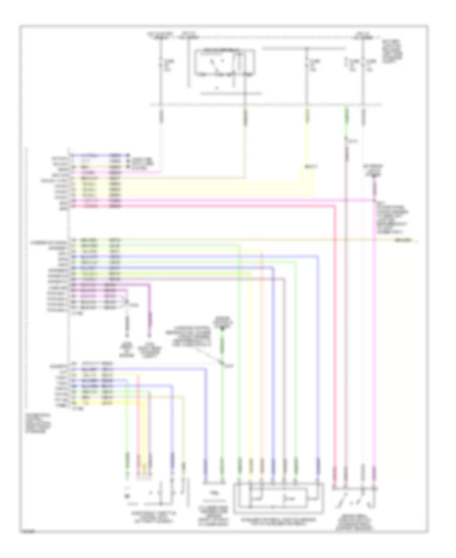 A T Wiring Diagram 1 of 2 for Ford Edge Limited 2008