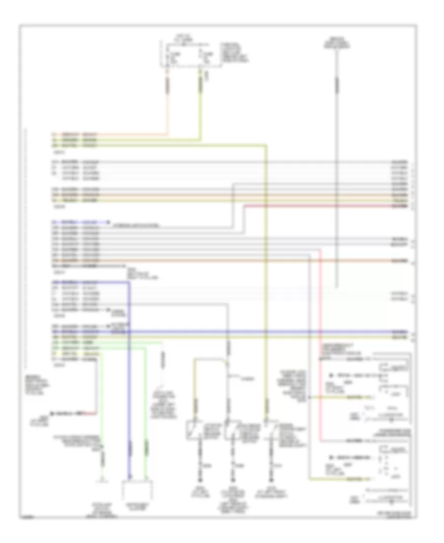 Forced Entry Wiring Diagram 1 of 2 for Ford Focus ZX3 S 2006
