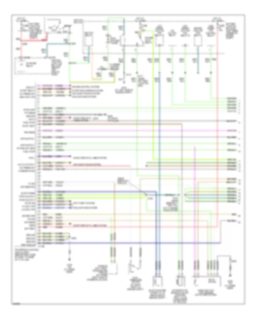 Engine Performance Wiring Diagram Early Production 1 of 4 for Ford Focus ZX3 S 2006