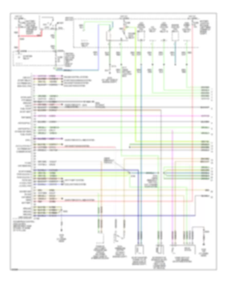Engine Performance Wiring Diagram, Late Production (1 of 4) for Ford Focus ZX3 S 2006