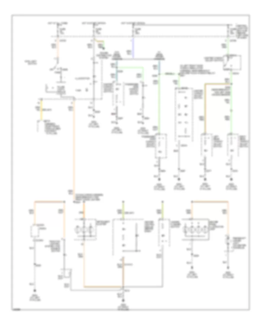 Instrument Illumination Wiring Diagram for Ford Focus ZX3 S 2006