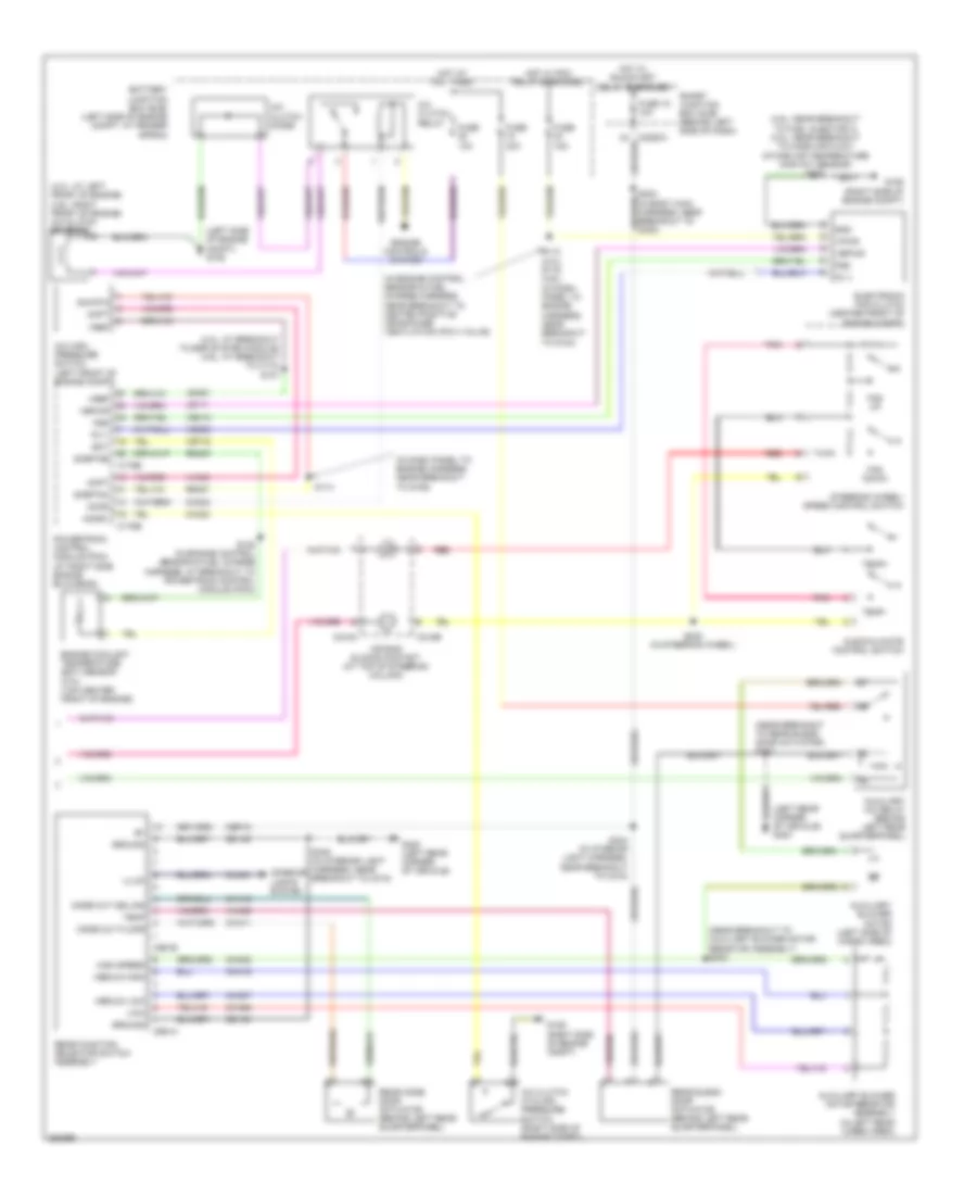 Automatic A C Wiring Diagram 2 of 2 for Ford Explorer 2007