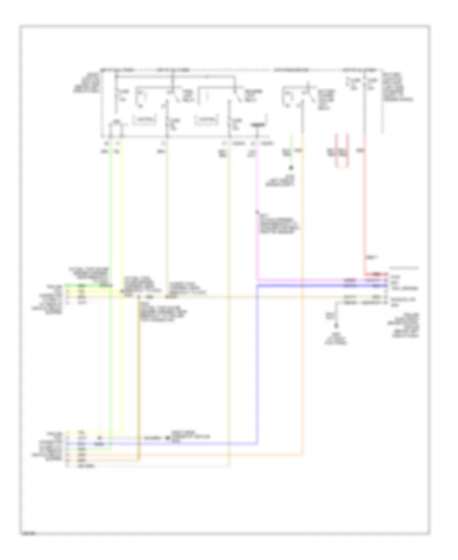 Trailer Tow Wiring Diagram, with Heavy Duty for Ford Explorer 2007