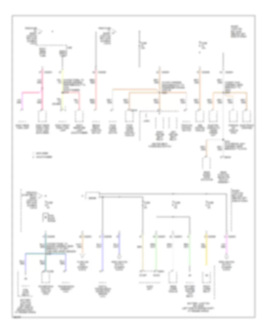 Power Distribution Wiring Diagram (5 of 6) for Ford Explorer 2007
