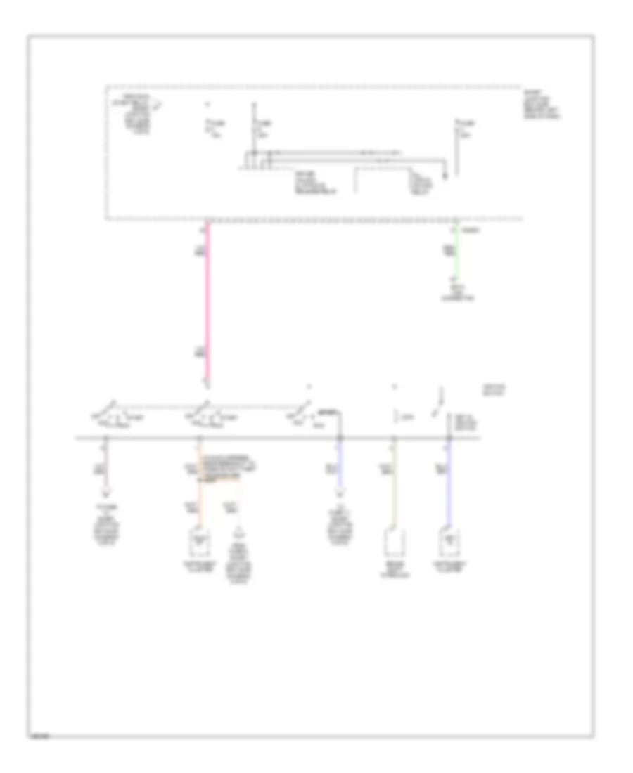 Power Distribution Wiring Diagram (6 of 6) for Ford Explorer 2007